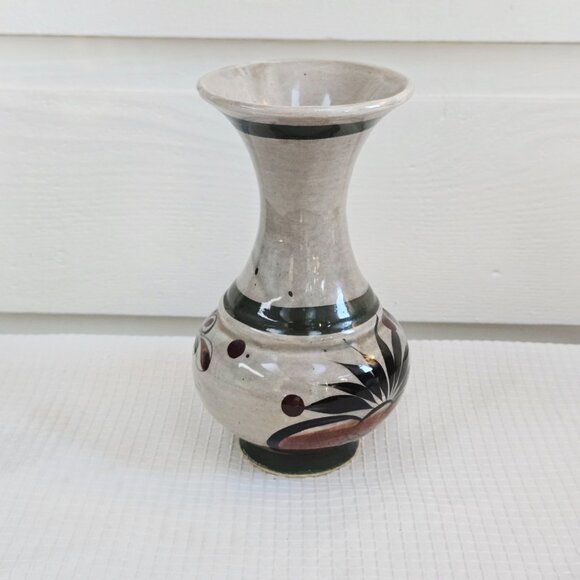 3/$100✨️ Vintage Mid-Century Tonalá Ceramic Vase – Bird Motif – EUC - Picture 3 of 6